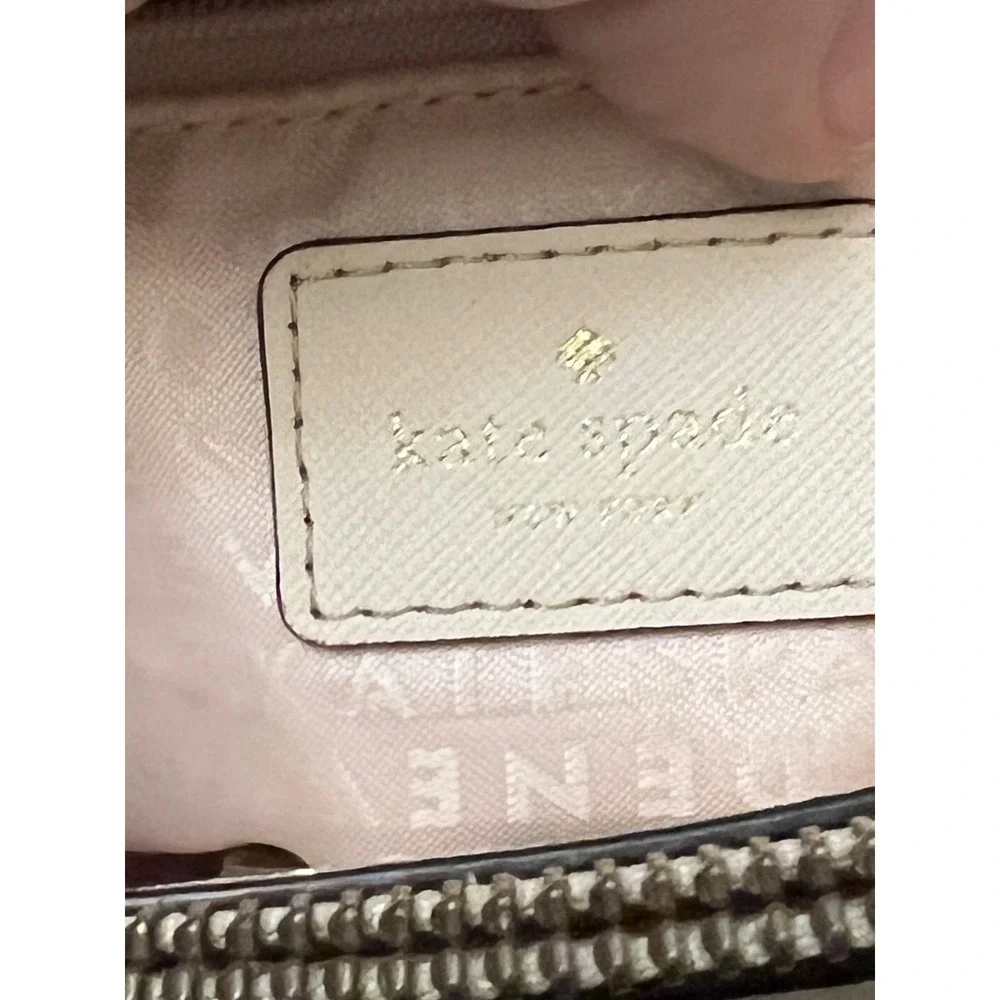 Kate Spade Laurel Way Leighann Blush Pink Saffiano Leather Satchel Bag WKRU4093